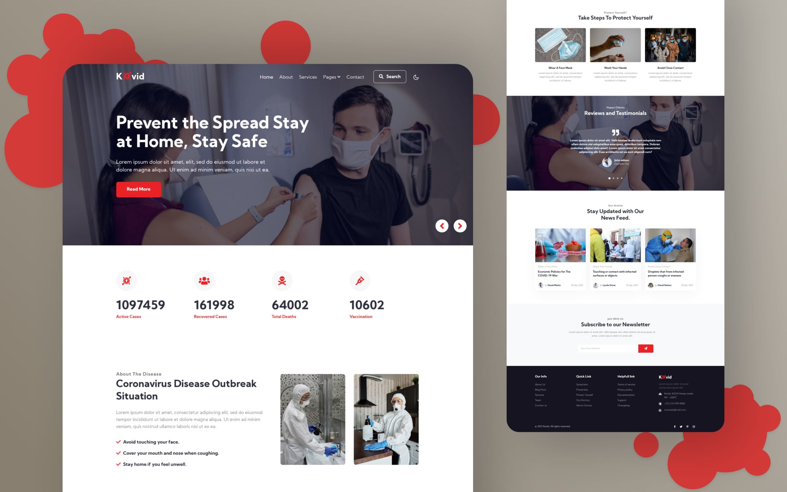 Kovid-Website-Template
