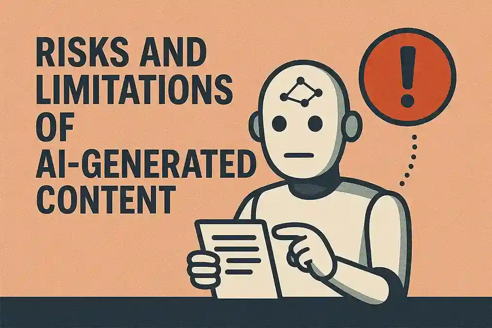 Risks and limitations of AI-generated content