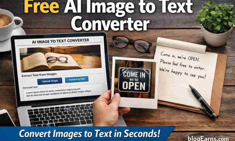 Free AI Image to Text converter