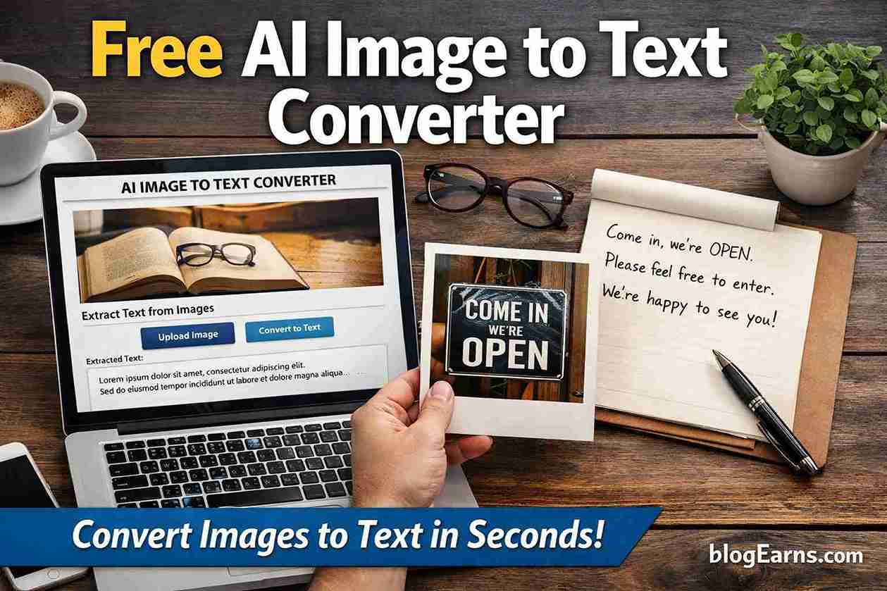 Free AI Image to Text converter