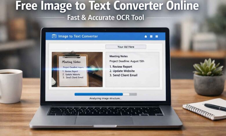 Image to Text converter tool - supports jpg, jpeg, png